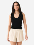 Jordan U Neck Ribbed Tank - Edit by Elaine Turner