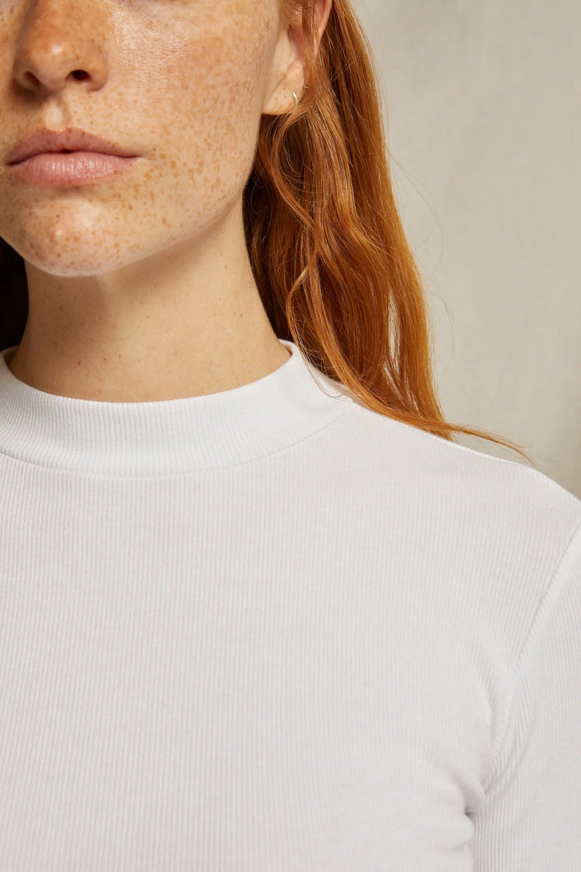 Lauryn Rib Mockneck Long Sleeve - Edit by Elaine Turner