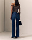 Le Jean- Baby Bootcut - Diamond In The Rough - Edit by Elaine Turner