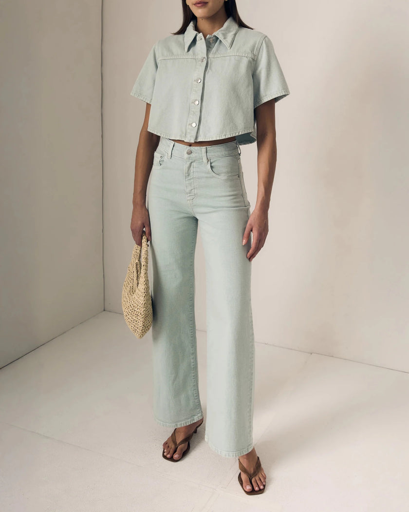 Le Jean- Column Jeans- Minty - Edit by Elaine Turner