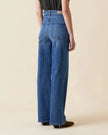Le Jean- Farrah Flare High Rise Denim- Bohemian Blue - Edit by Elaine Turner