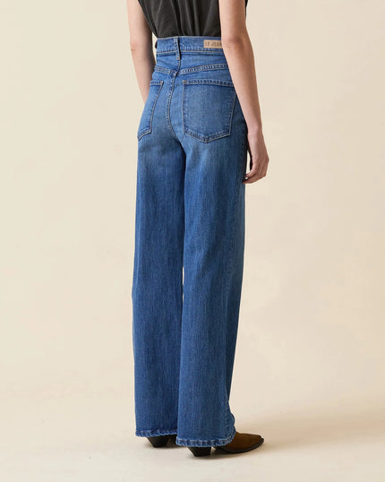 Le Jean- Farrah Flare High Rise Denim- Bohemian Blue - Edit by Elaine Turner