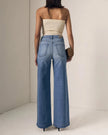 Le Jean- Georgia Wideleg High Rise Jeans- Hidden Gem - Edit by Elaine Turner