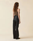 Le Jean- Gigi Skinny Flare Denim- Black Coated - Edit by Elaine Turner