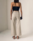 Le Jean- Juliette Wideleg Ankle High Rise- Desert Sands - Edit by Elaine Turner