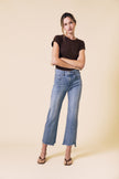 Le Jean- Reworked 90's Straight Ankle High Rise- Future Dusk - Edit by Elaine Turner