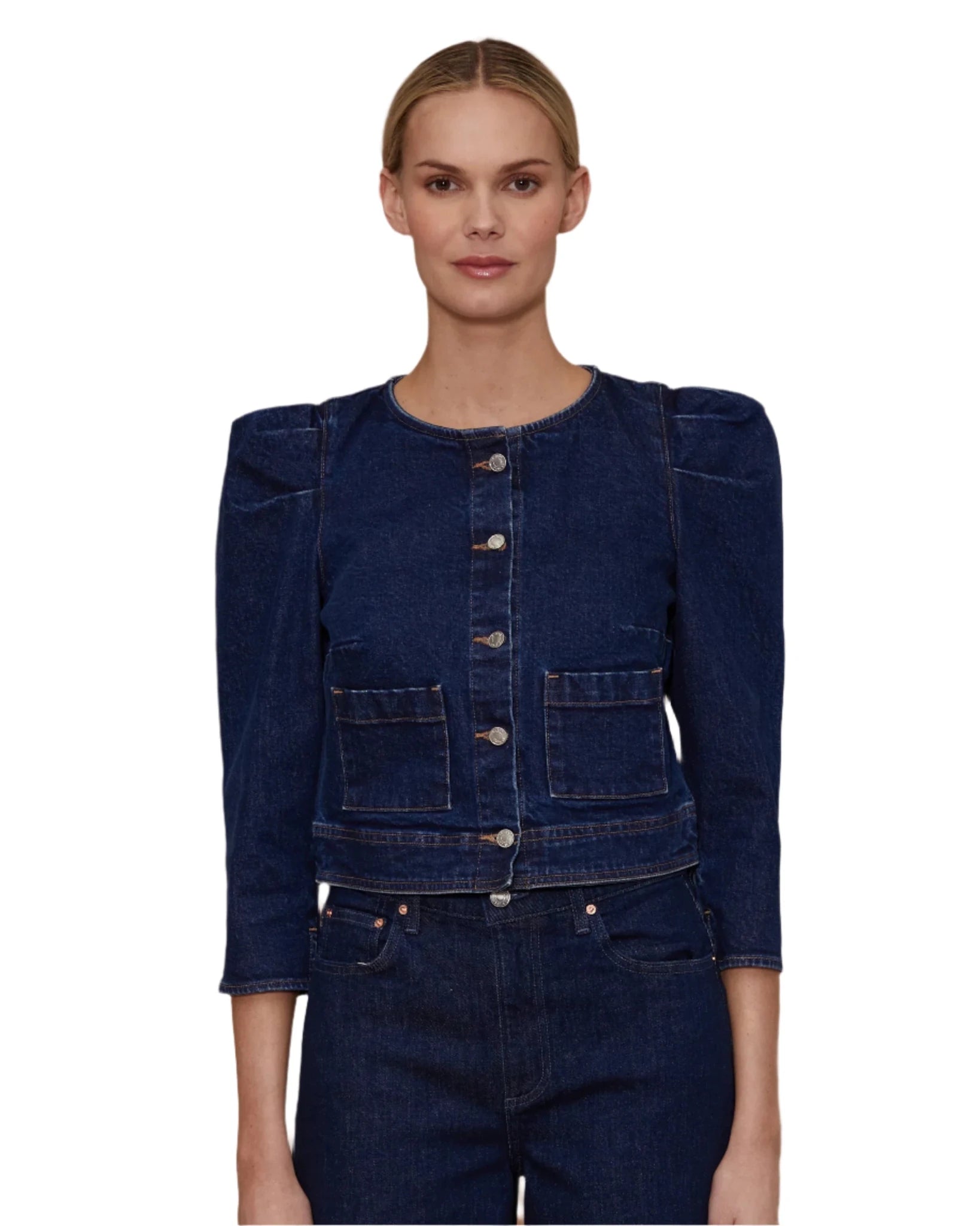 Le Jean- Sienna Denim Jacket- Ink - Edit by Elaine Turner