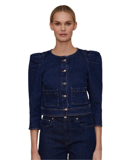 Le Jean- Sienna Denim Jacket- Ink - Edit by Elaine Turner