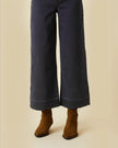 Le Jean- Sophia Wideleg Freyed Edge- Milo - Edit by Elaine Turner