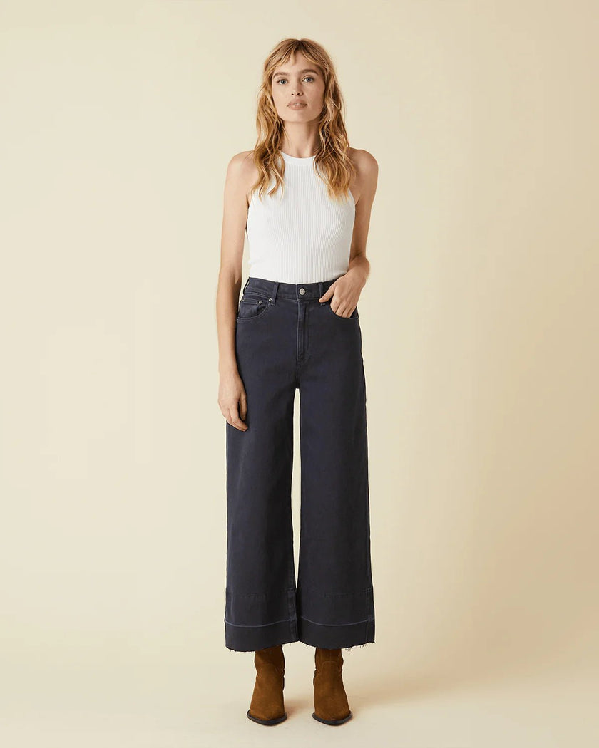 Le Jean- Sophia Wideleg Freyed Edge- Milo - Edit by Elaine Turner