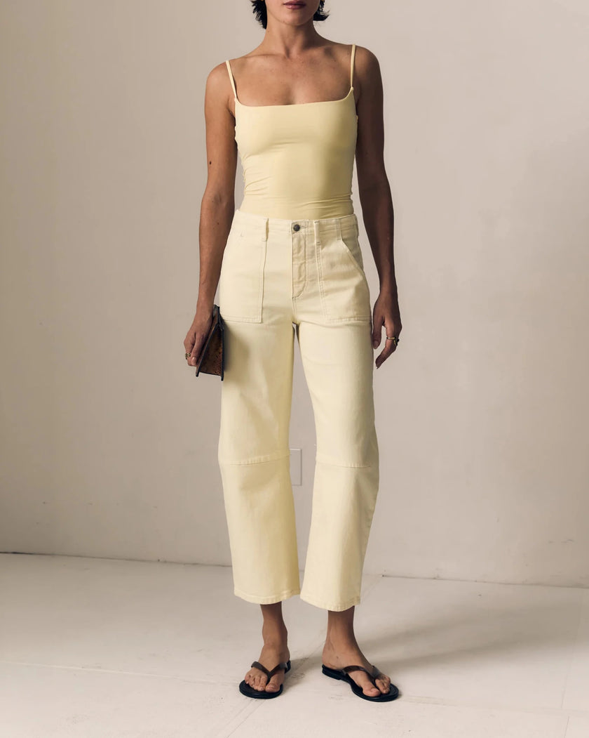 Le Jean- Utility Soft Barrel- Lemon Yellow - Edit by Elaine Turner