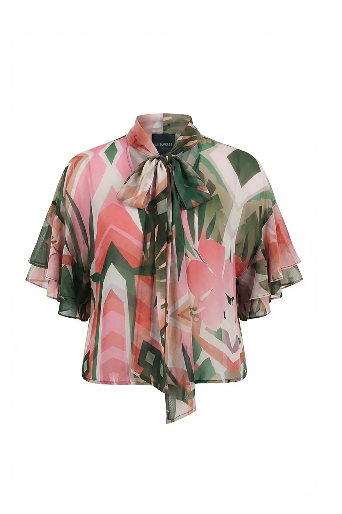 Le Superbe- Josephine Geo Tropical Blouse - Edit by Elaine Turner