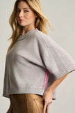 LISA TODD- Crew Mate Cashmere Sweater - Smoke - Edit by Elaine Turner