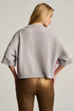 LISA TODD- Crew Mate Cashmere Sweater - Smoke - Edit by Elaine Turner