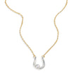 Lucky Horseshoe Necklace- GV/SS - Edit by Elaine Turner