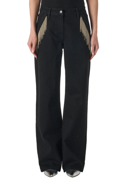 Maloni Fringe Jeans - Edit by Elaine Turner