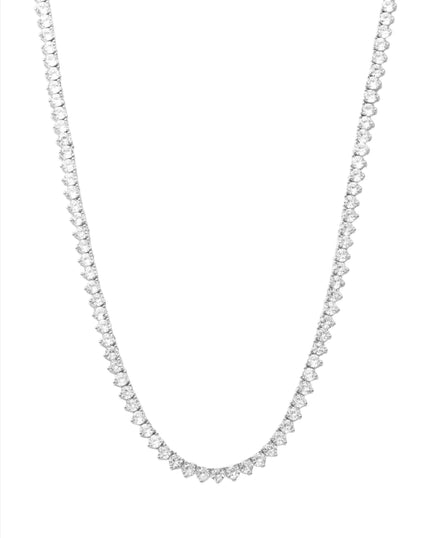 Silver Not Your Basic Tennis Necklace- 16