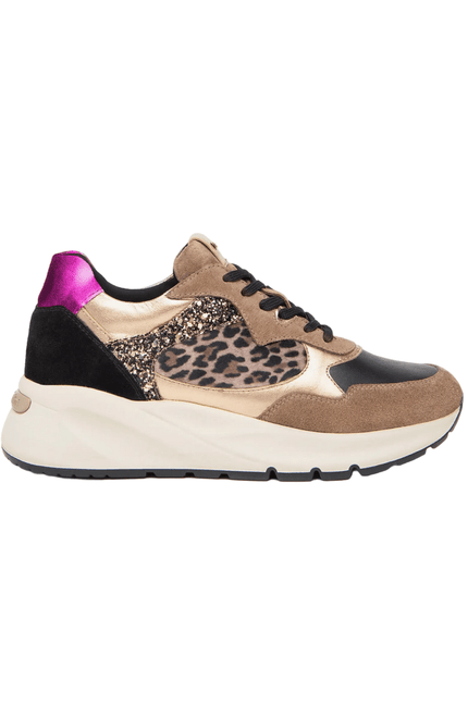 Mixed Media Cheetah Sneaker - Edit by Elaine Turner
