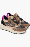 Mixed Media Cheetah Sneaker - Edit by Elaine Turner