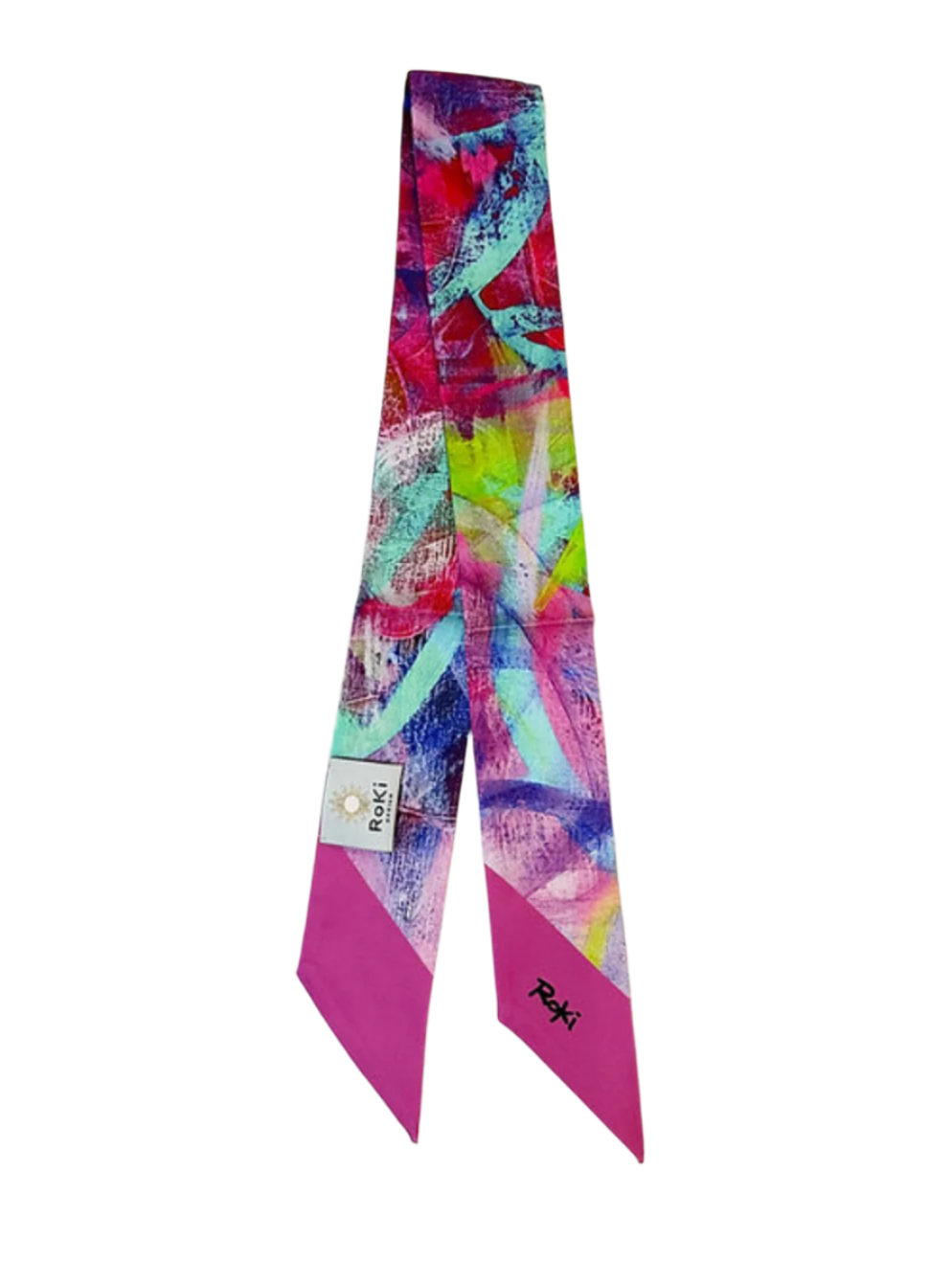 NOLA RoKi Silky Scarf by Debbie Pakzaben (Purple /Pink) - Edit by Elaine Turner