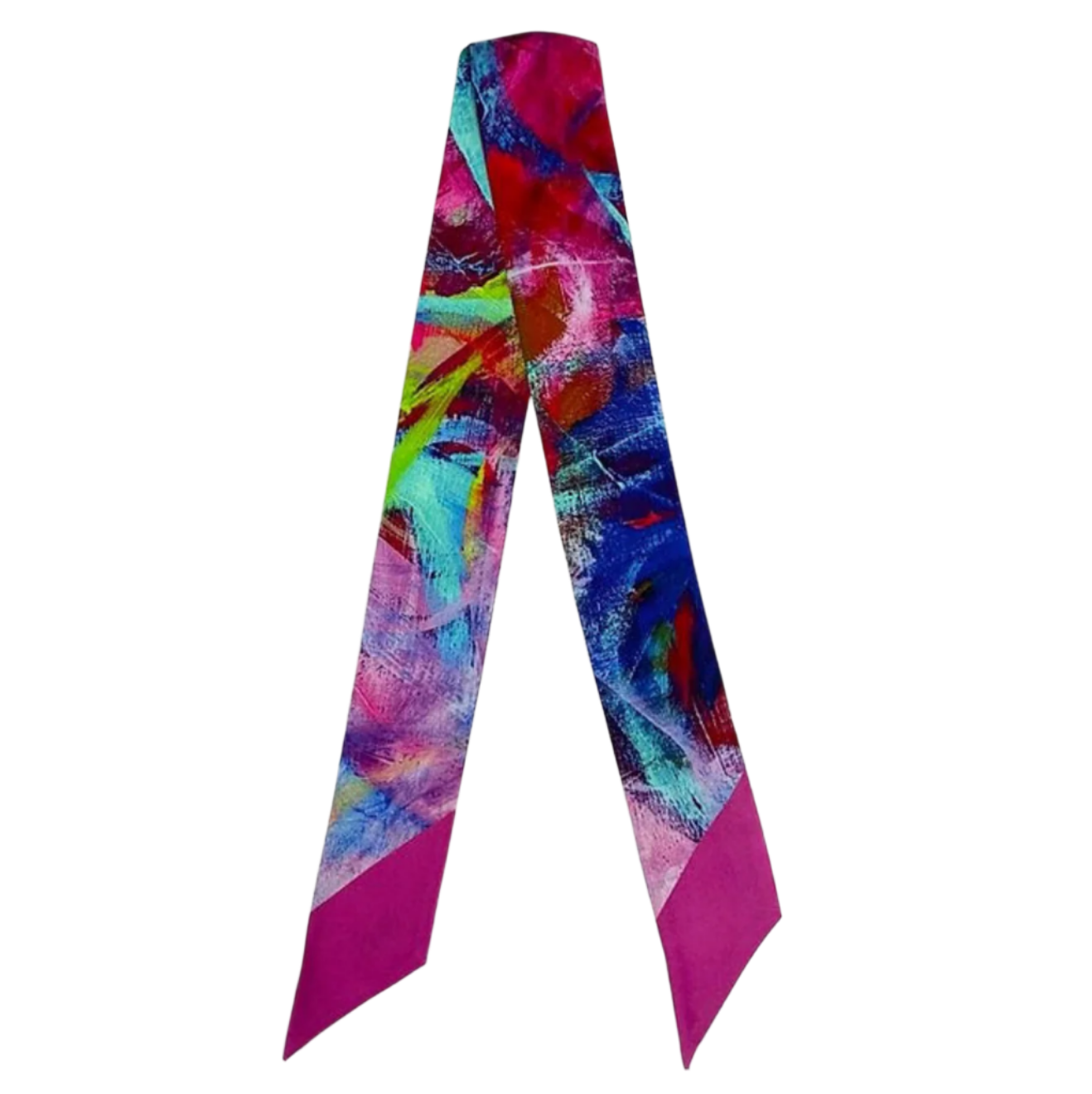 NOLA RoKi Silky Scarf by Debbie Pakzaben (Purple /Pink) - Edit by Elaine Turner