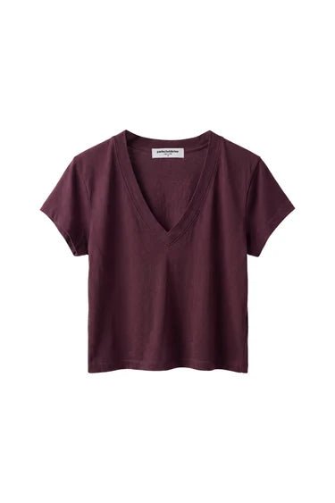 Perfect White Tee- Alanis - Cherry Lacquer - Edit by Elaine Turner