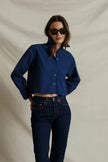 Perfect White Tee-Naomi-Button Down-Navy - Edit by Elaine Turner