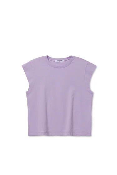 Perfect White Tee- Porter Cap Sleeve Tee- Ultraviolet - Edit by Elaine Turner