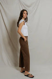 Perfect White Tee- Porter Cap Sleeve Tee- White - Edit by Elaine Turner