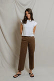 Perfect White Tee- Porter Cap Sleeve Tee- White - Edit by Elaine Turner