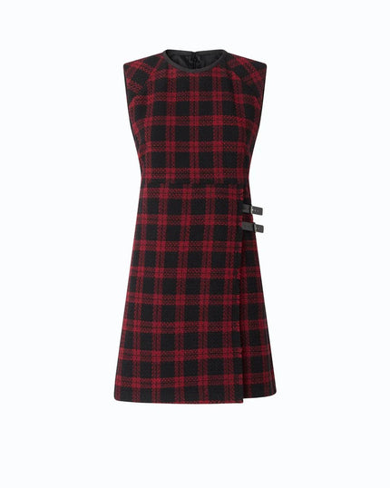 Pinko- Amaranda Abito Tweed Black/Red - Edit by Elaine Turner