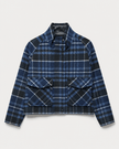Pinko- Campanula Caban Jacket Black/Blue Multi-Color - Edit by Elaine Turner