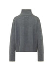 Pinko- Falkland Maglia Wool and Cashmere Turtleneck Sweater Dark Grey - Edit by Elaine Turner