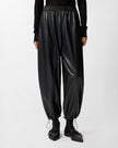 PINKO Faux Leather Balloon Trousers - Edit by Elaine Turner