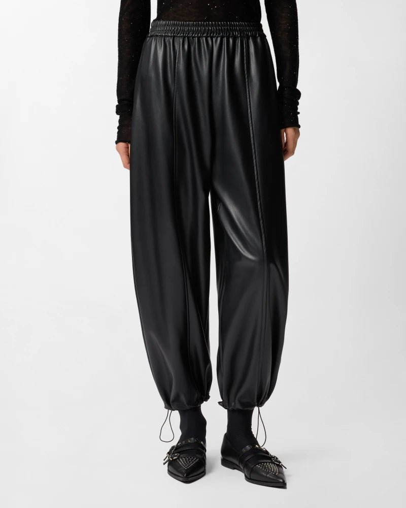 PINKO Faux Leather Balloon Trousers - Edit by Elaine Turner