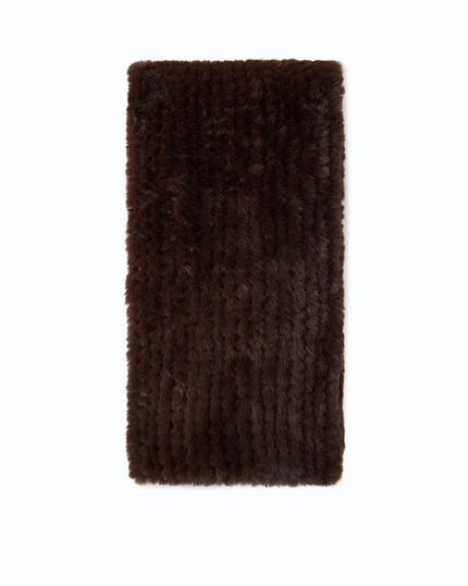 Pinko- Gelso Sciarpa Tricot Aspetto Black Coffee - Edit by Elaine Turner