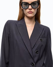 Pinko- New Amalfi Giacca Lana Deep Navy Blue - Edit by Elaine Turner