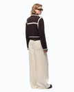 Pinko- New Sulcis Giacca Brown/White - Edit by Elaine Turner