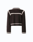 Pinko- New Sulcis Giacca Brown/White - Edit by Elaine Turner