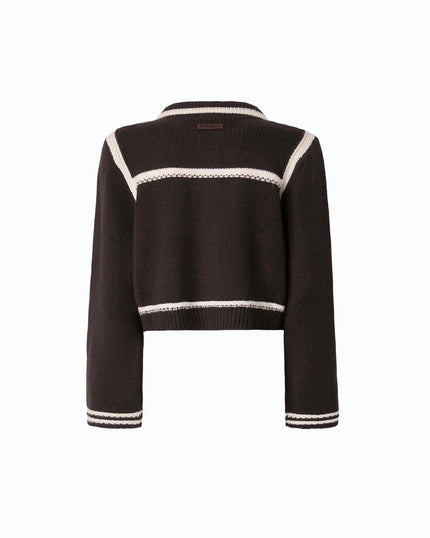 Pinko- New Sulcis Giacca Brown/White - Edit by Elaine Turner