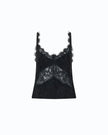 Pinko- Tiare Top Jacquard Crinkle Black - Edit by Elaine Turner