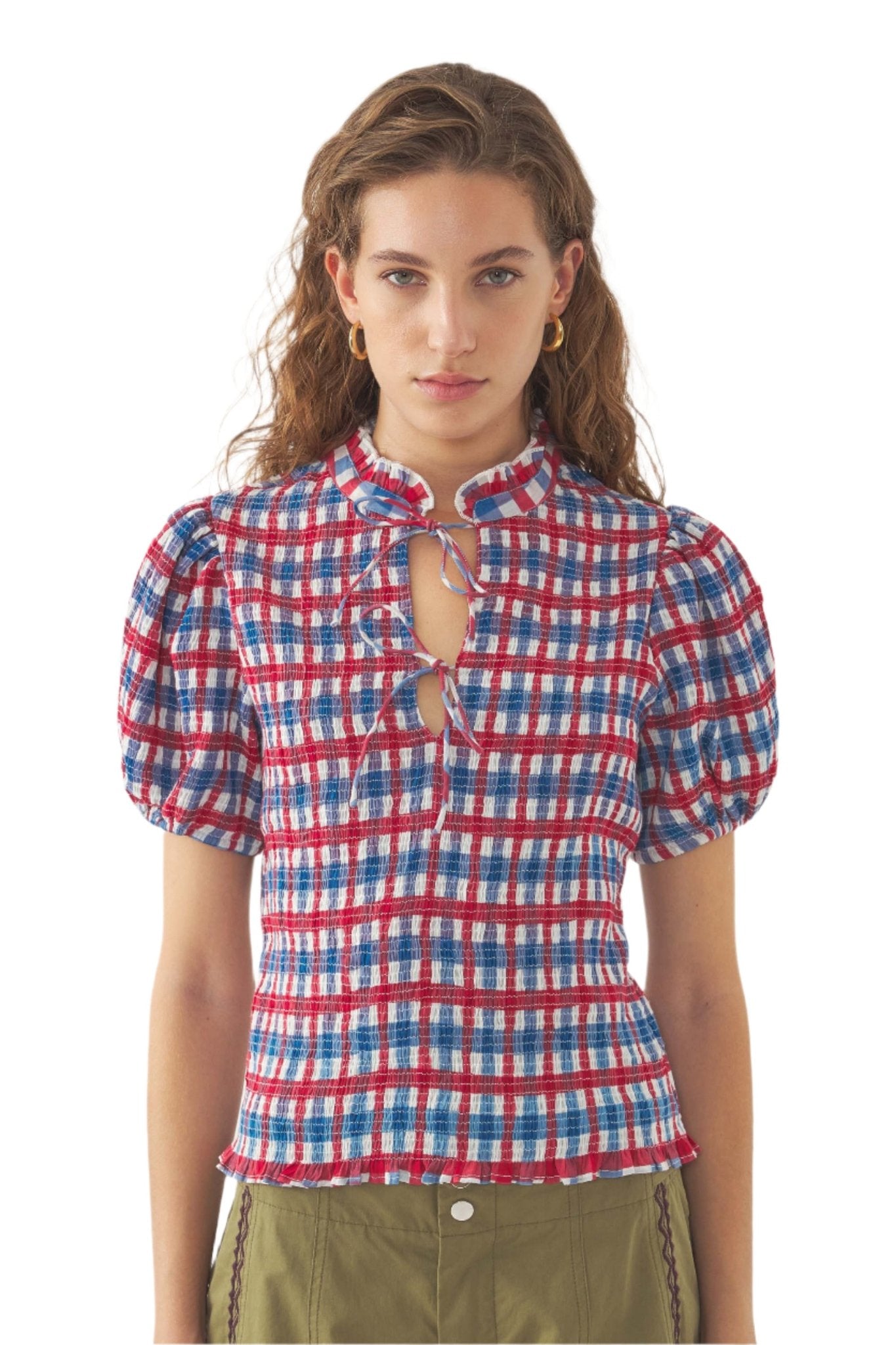 Polly Smocked Blouse - Edit by Elaine Turner