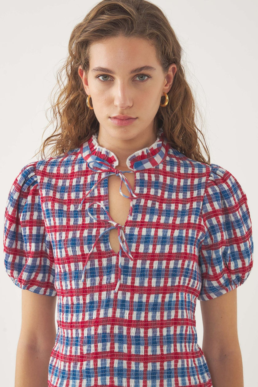 Polly Smocked Blouse - Edit by Elaine Turner