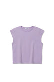 Perfect White Tee- Porter Cap Sleeve Tee- Ultraviolet - Edit by Elaine Turner