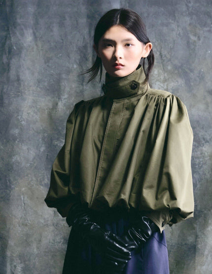 Psophia- Long Sleeve Jacket Inspired Blouse - Laurel - Edit by Elaine Turner