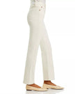 RE/DONE- 70s Crop Boot Cut Jeans- Vintage White - Edit by Elaine Turner