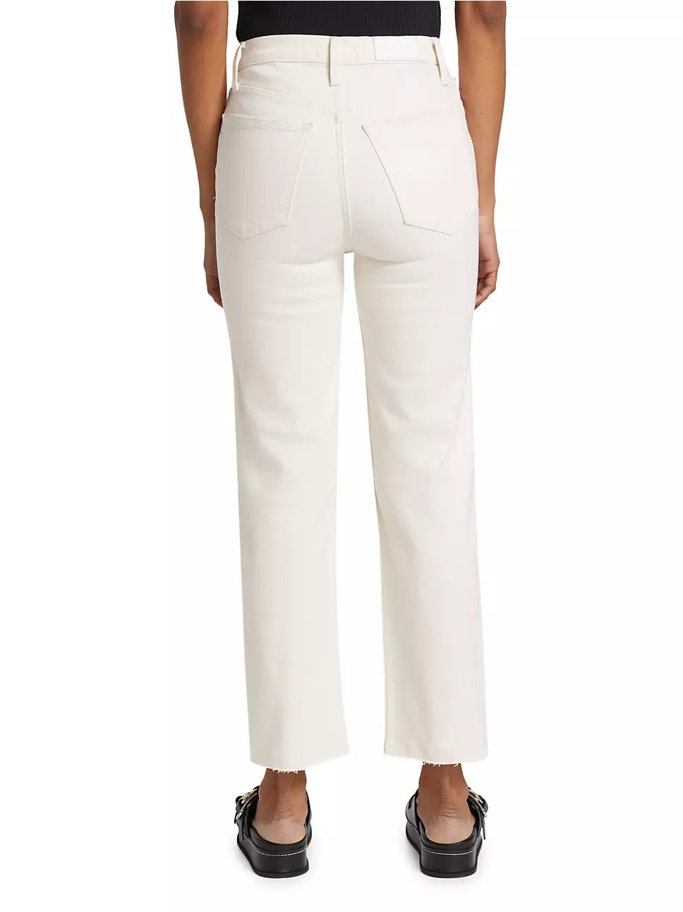 RE/DONE- 70's Stove Pipe Jeans- Vintage White - Edit by Elaine Turner