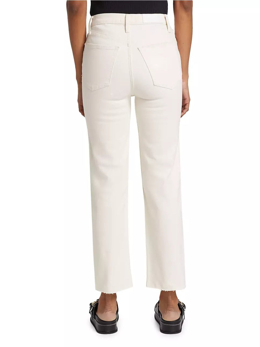 RE/DONE- 70's Stove Pipe Jeans- Vintage White - Edit by Elaine Turner