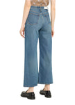 RE/DONE- High Rise Wide Leg Crop Jeans- Crafted Indigo - Edit by Elaine Turner