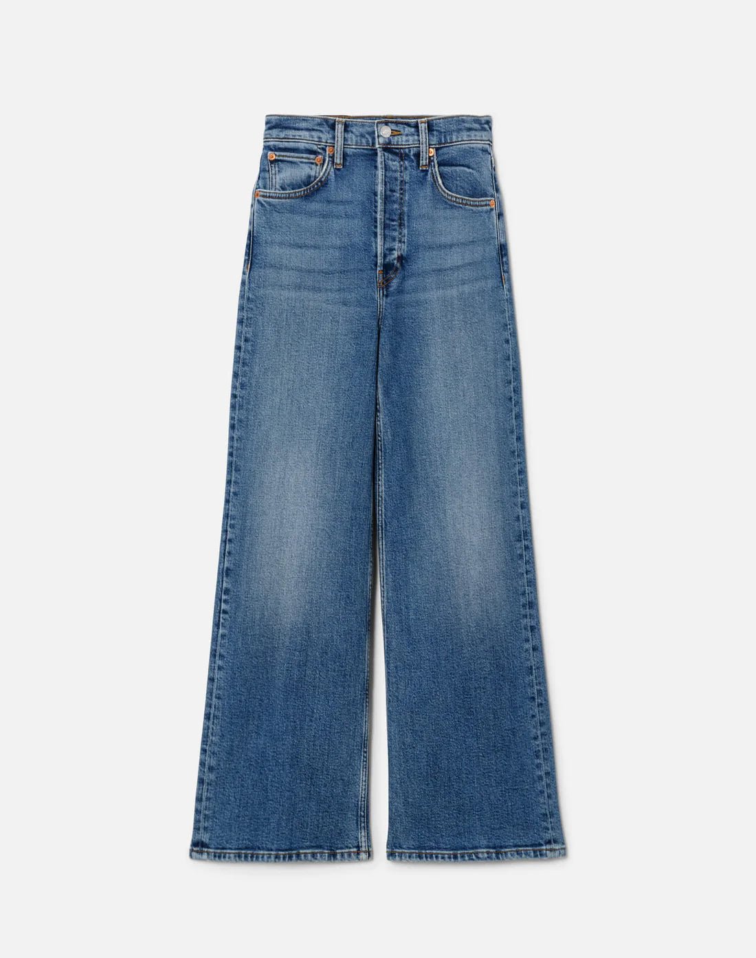 RE/DONE- High Rise Wide Leg Crop Mid 70s - Edit by Elaine Turner